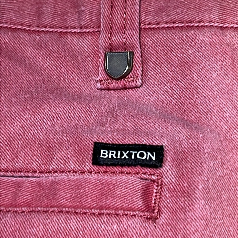 Brixton Choice Dusty Rose Flat Front Shorts. Size 36 - Picture 2 of 14